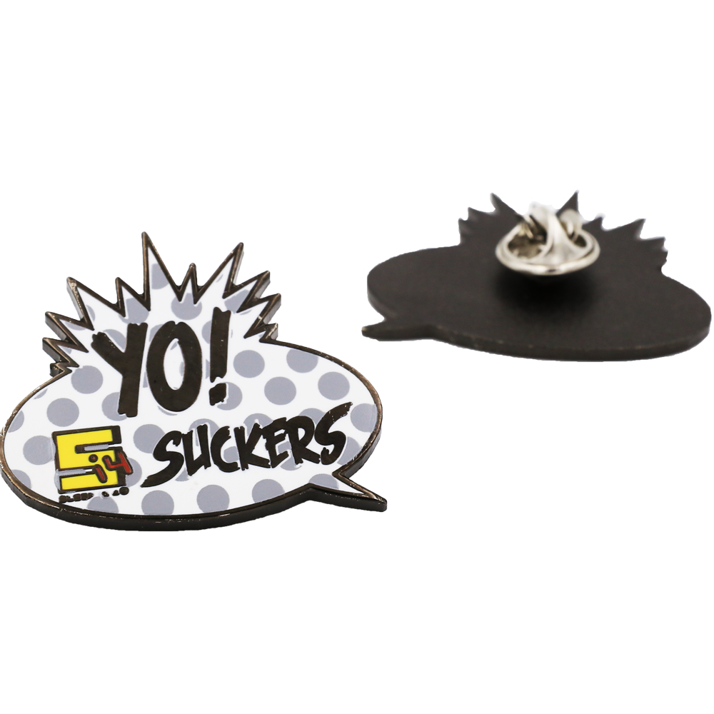 YO! Si4S (MTV Raps Logo Flip) Metal Pin