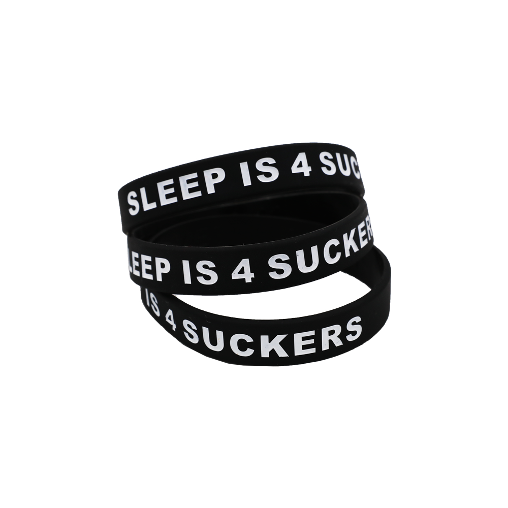 3 Pack Black Wristbands