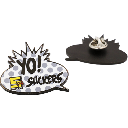 YO! Si4S (MTV Raps Logo Flip) Metal Pin