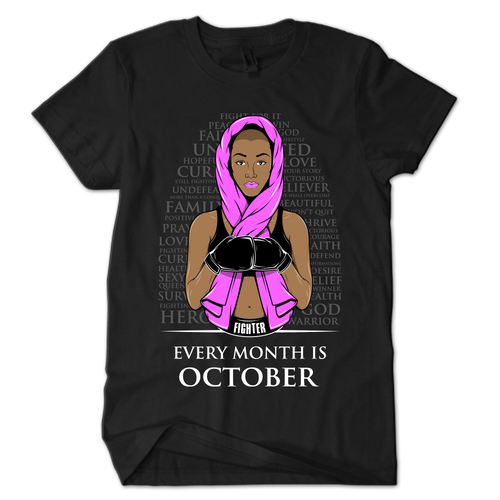 Every Month is October - Breast Cancer Awareness Tee